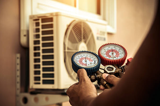 Professional Hvac technician working in Orange, OH